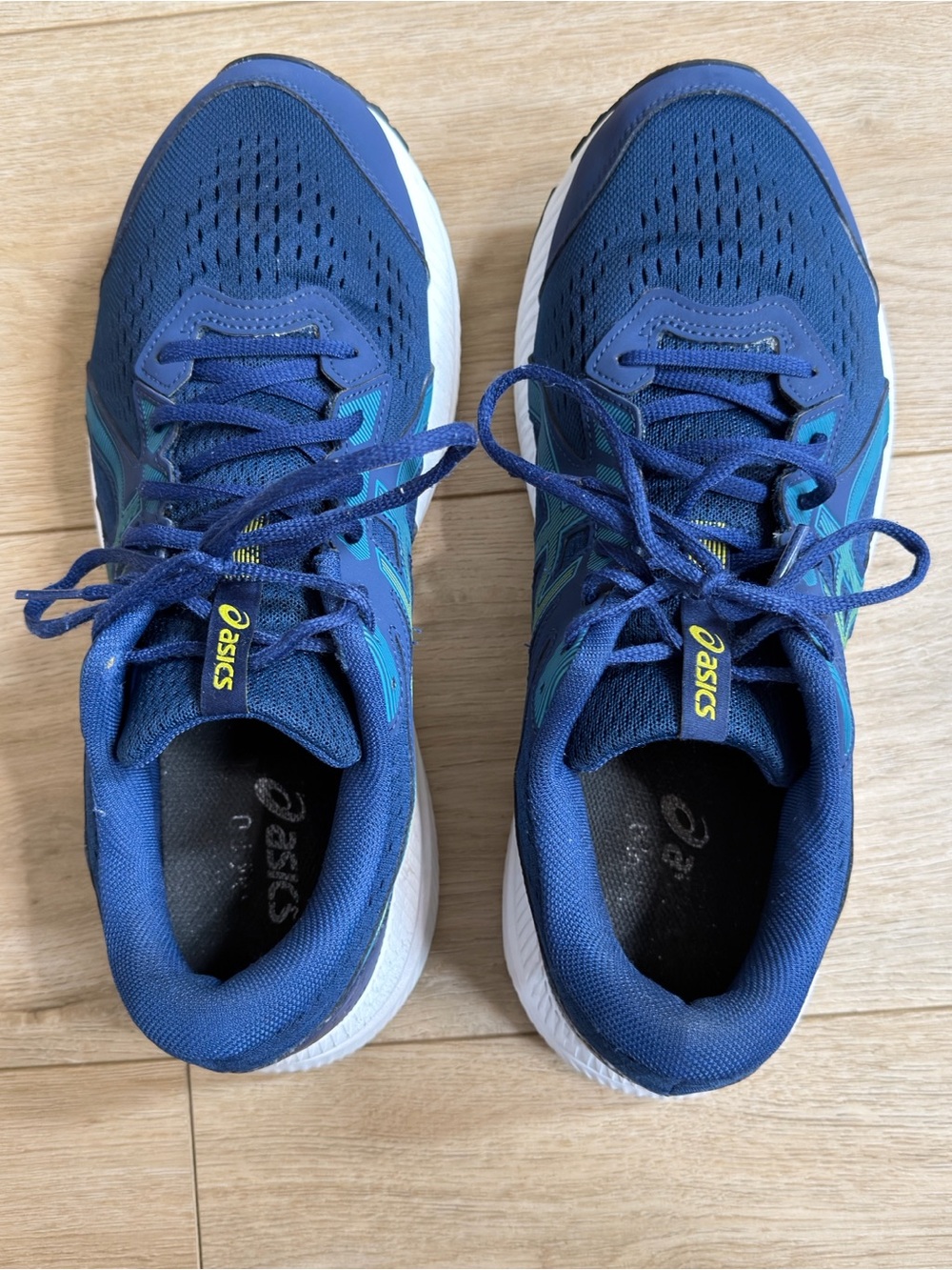 ASICS Gel-Contend 8 Extra Wide Men's Size 13 Running Shoes Blue